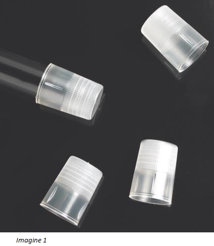 Capace pentru tuburi din sticla