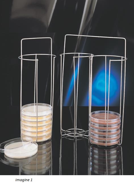 Stativ pentru plăci Petri