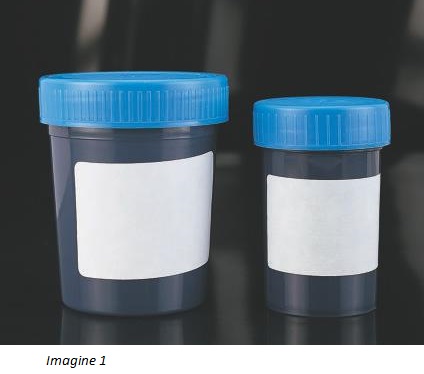 Containere universale albastre 60 ml si 125 ml
