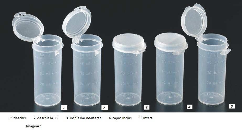 Containere cu capac cu bridă