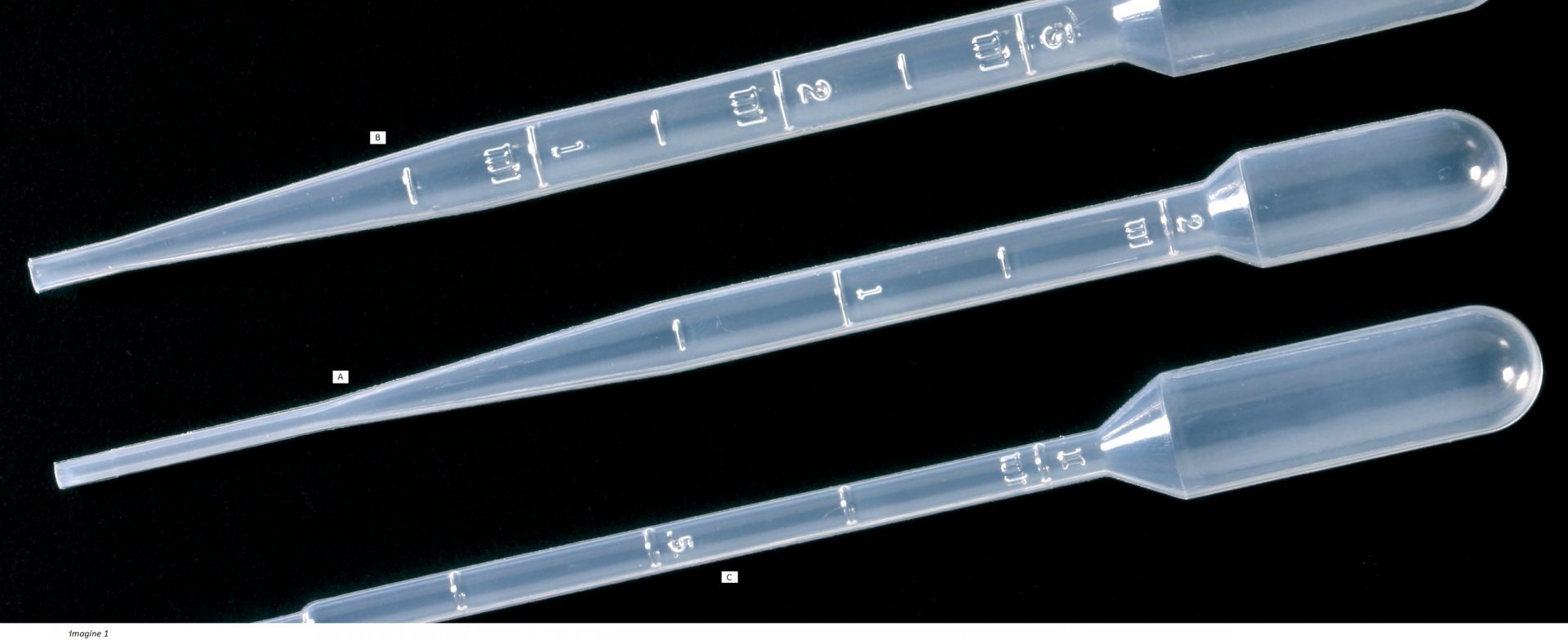 Pipete lungi, gradate, sterile si nesterile