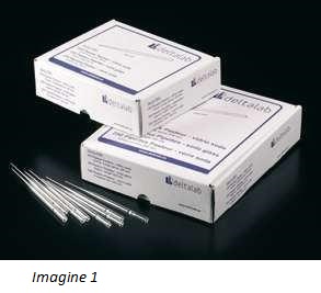 Pipete Pasteur, v&acirc;rf deschis, fara filtru de bumbac