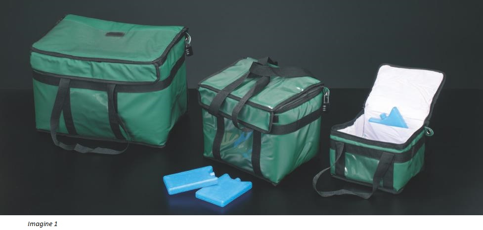 Geantă izotermă cu baterie refrigeratoare