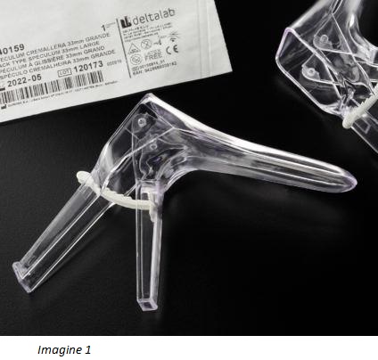 Speculum vaginal steril