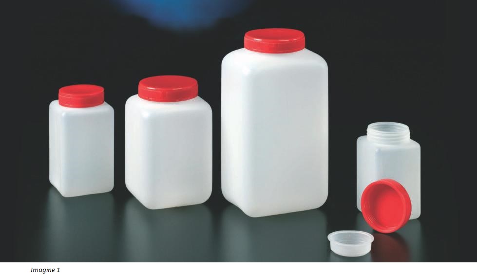 Containere paralelipipedice, cu g&acirc;t larg, cu 2 capace