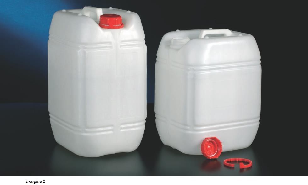 Canistre rectangulare cu capac cu inel de sigilare