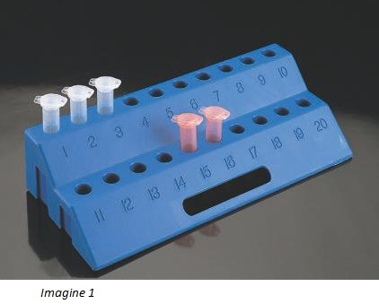 Stative pentru depozitarea tuburilor tip Eppendorf