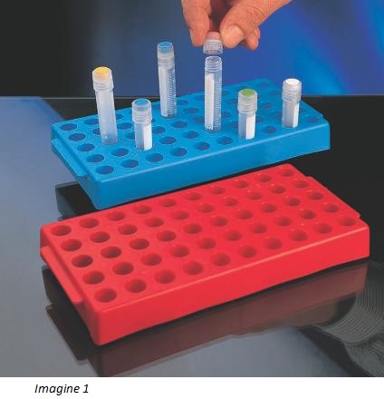 Stative pentru criotuburi cu baza de sustinere