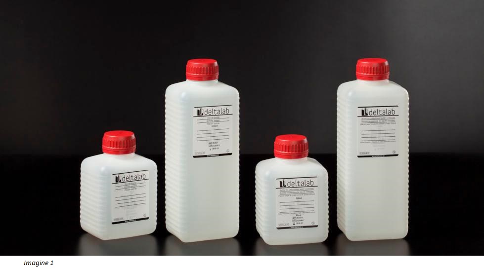 Flacoane sterile cu gat ingust, pentru testarea apei