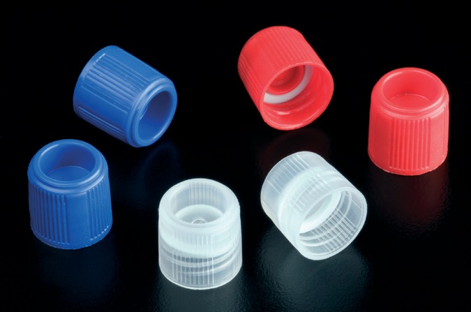 Capace colorate cu filetare exterioară